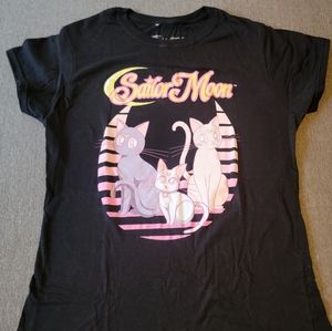Sailor Moon Cats Logo Women's Shirt Luna Artemis Diana